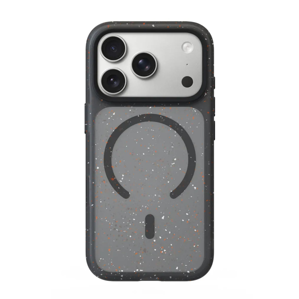 DOTS DESIGN สีดำ ด้านหลัง พื้นหลังขาว